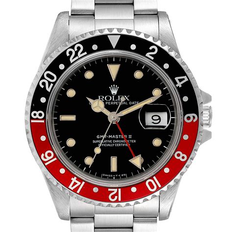 rolex gmt master ii black and red|Rolex GMT Master 2 black.